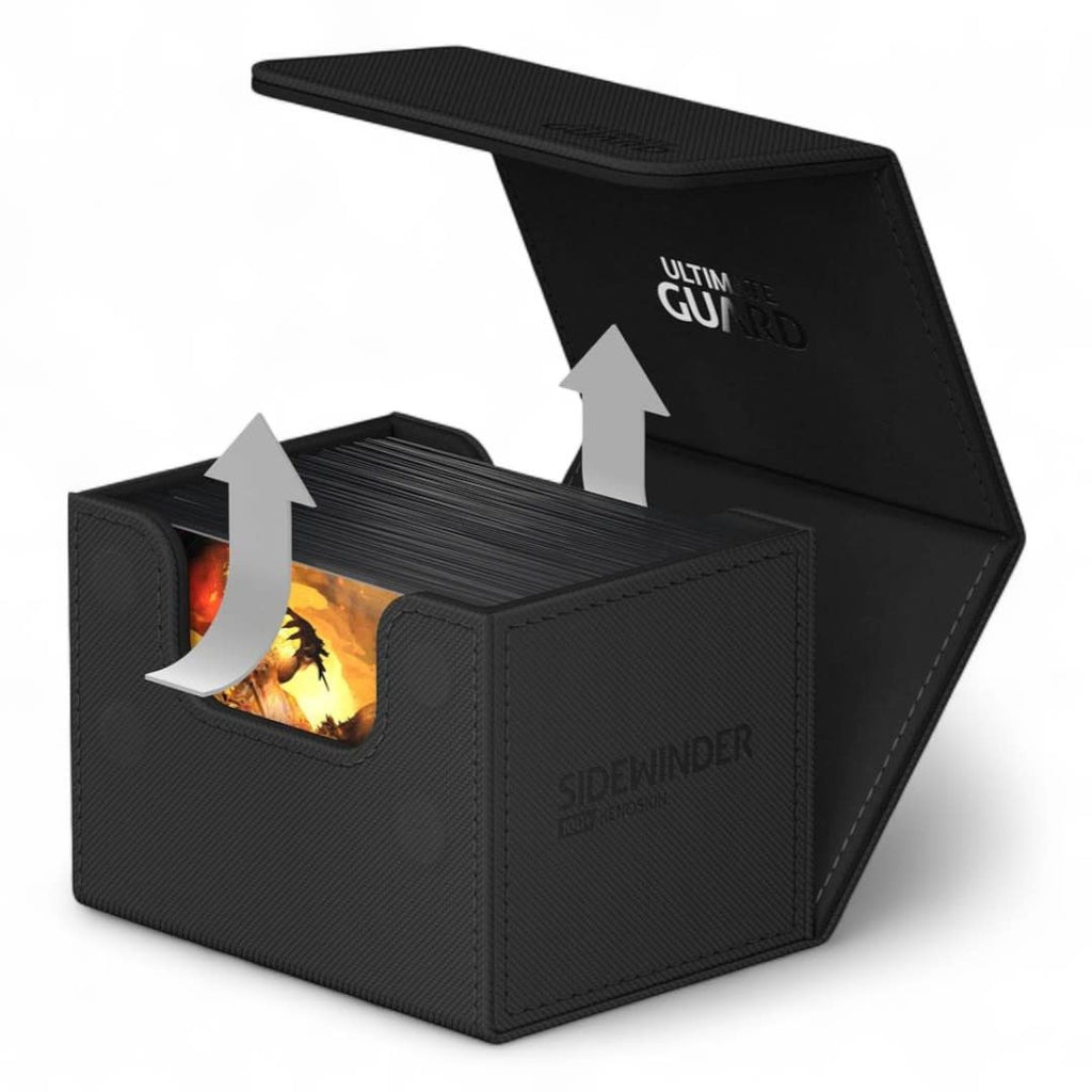 Ultimate Guard Sidewinder 100+ Xenoskin - Black - Fans Geek Store