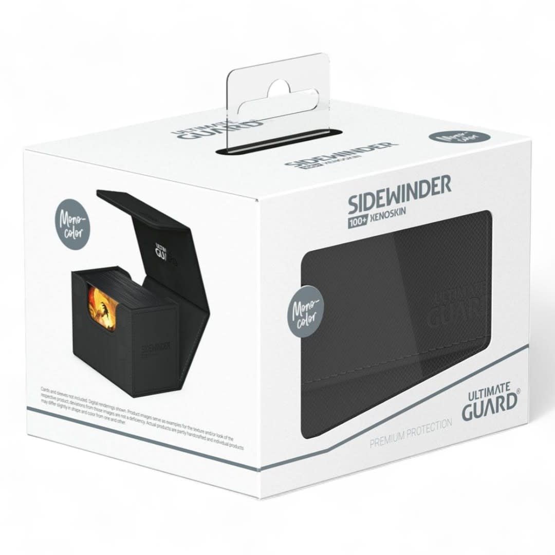 Ultimate Guard Sidewinder 100+ Xenoskin - Black - Fans Geek Store