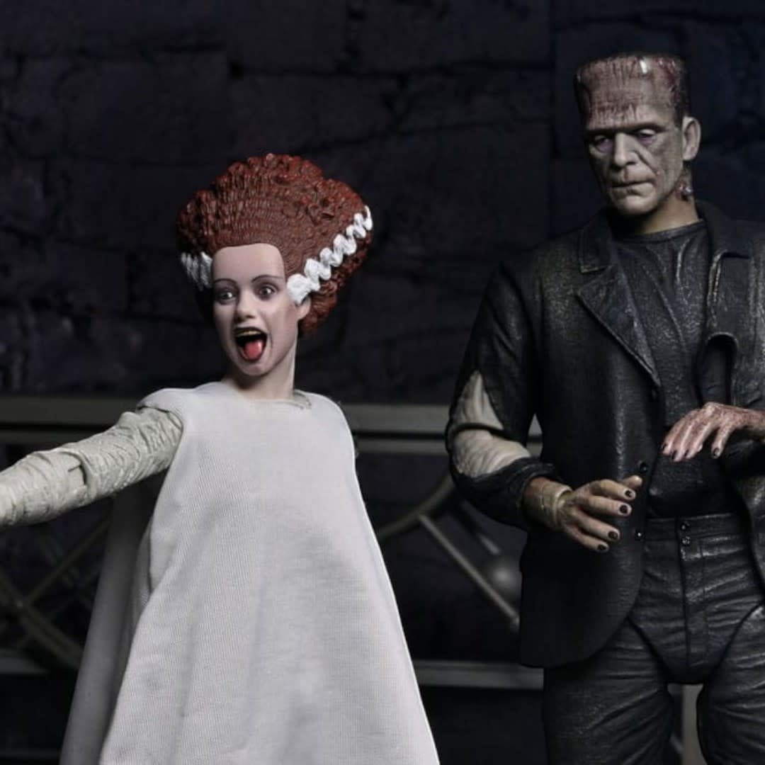 Universal Monsters Action Figures 2 - Pack Bride of Frankenstein 90th Anniversary The Monster & His Mate - Fans Geek Store