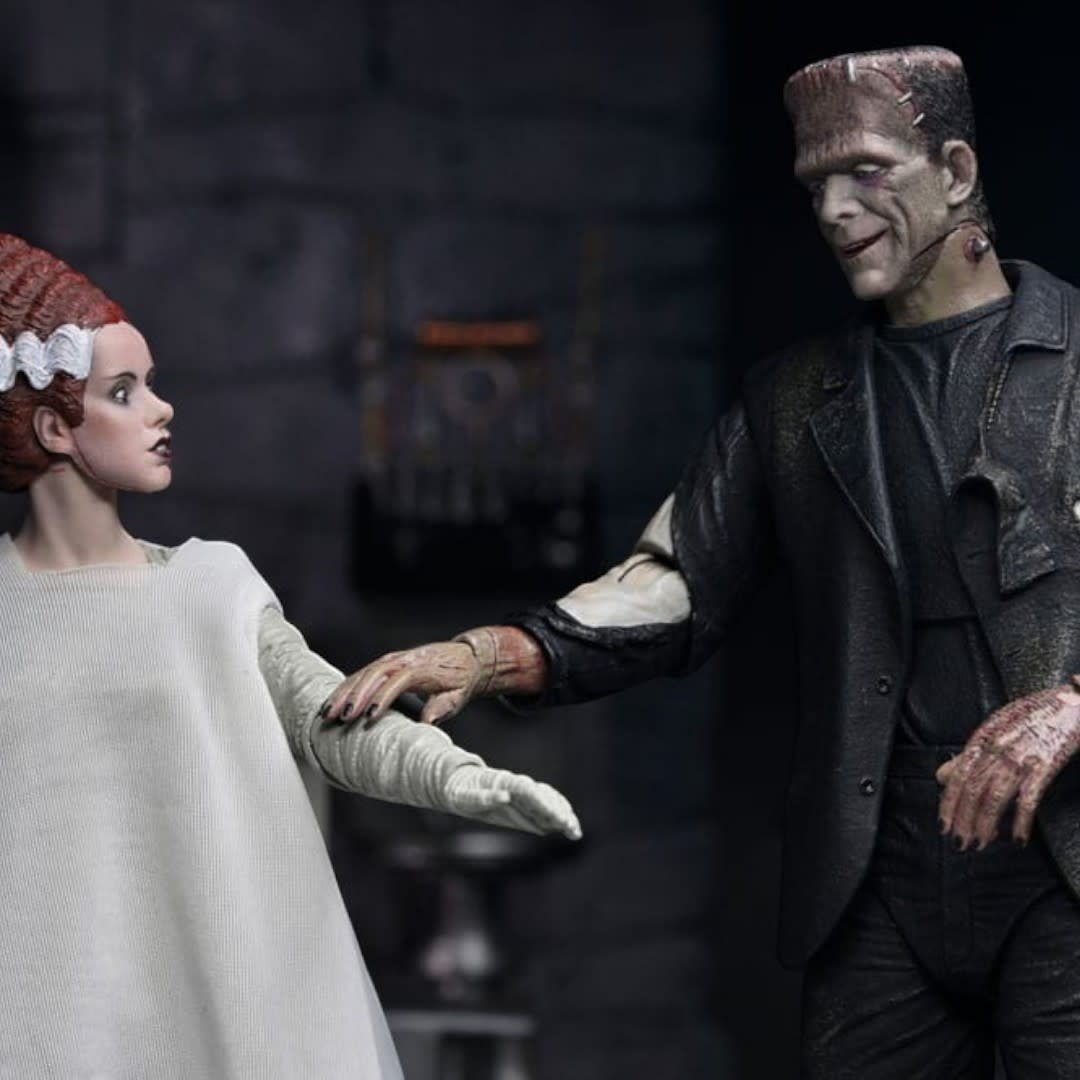 Universal Monsters Action Figures 2 - Pack Bride of Frankenstein 90th Anniversary The Monster & His Mate - Fans Geek Store