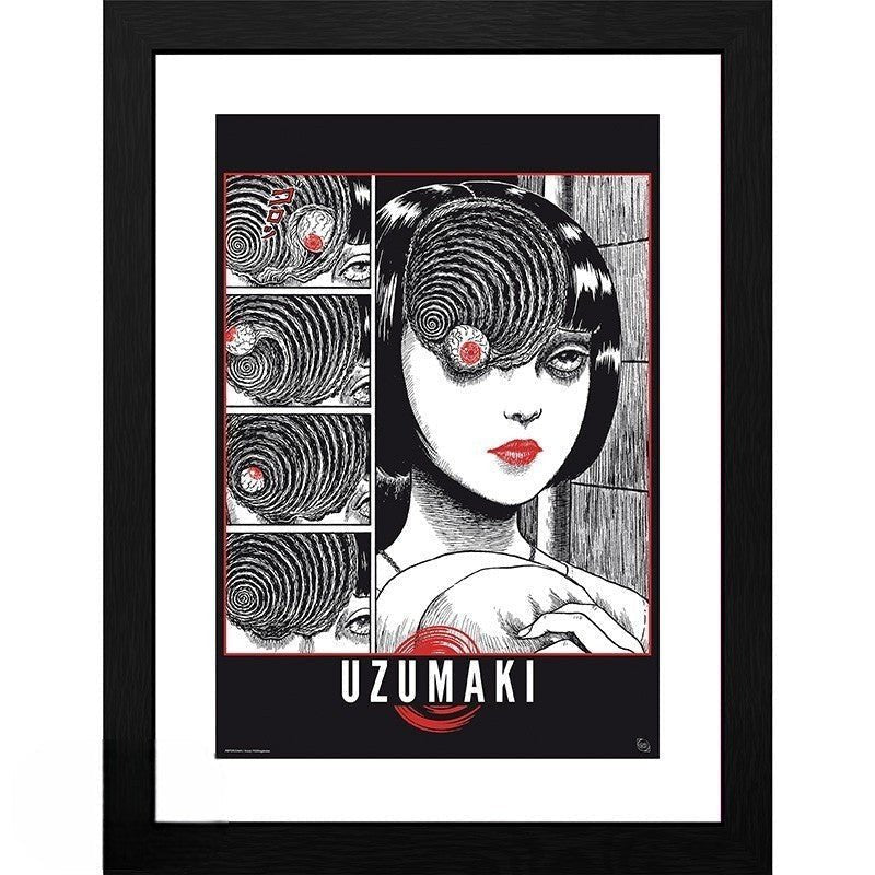 Uzumaki Junji Ito — Azami Kurotani Ingelijste Prent - Fans Geek Storeproduct_typeGB Eye