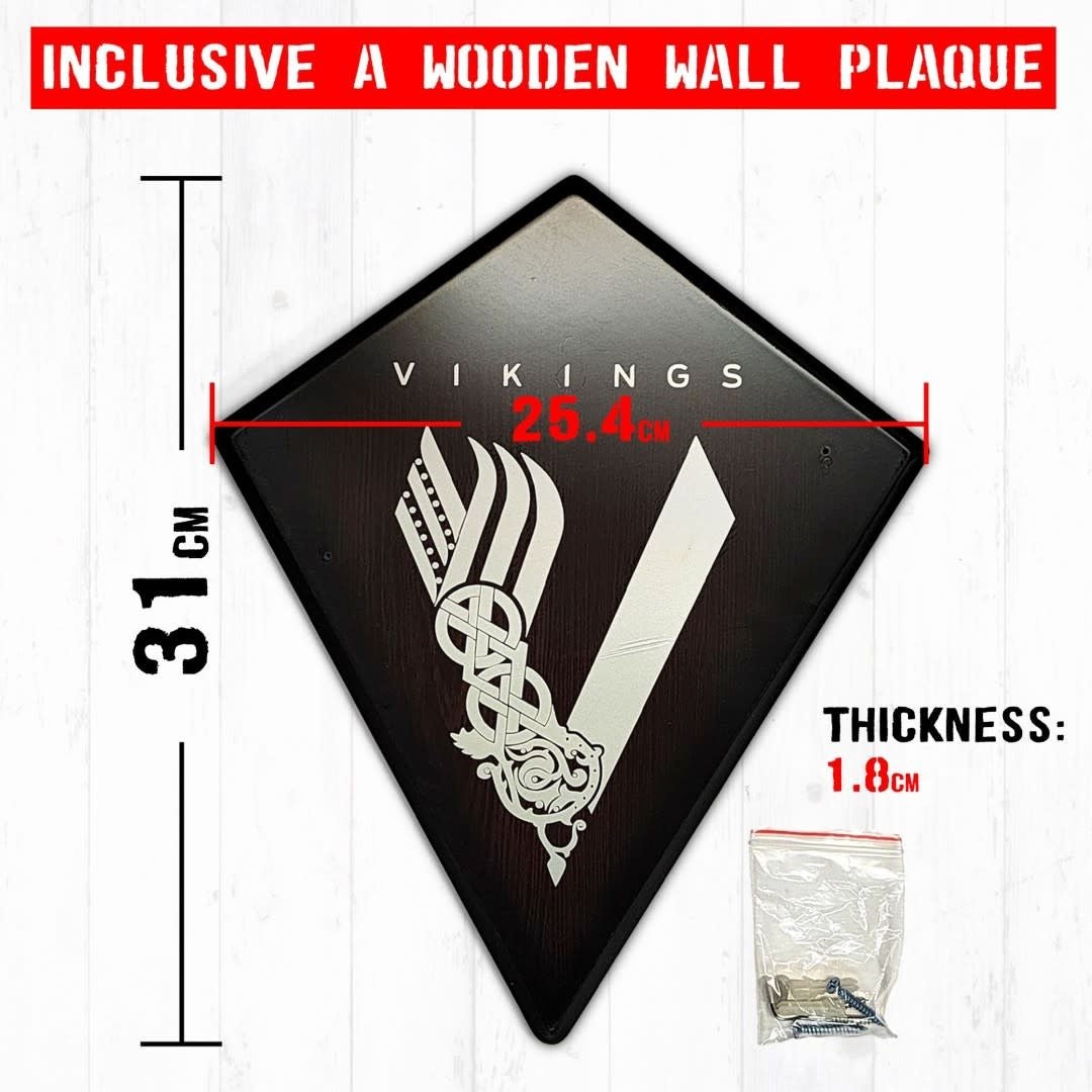 Vikings - Ragnar's Axe with Wall Plaque - Fans Geek Store