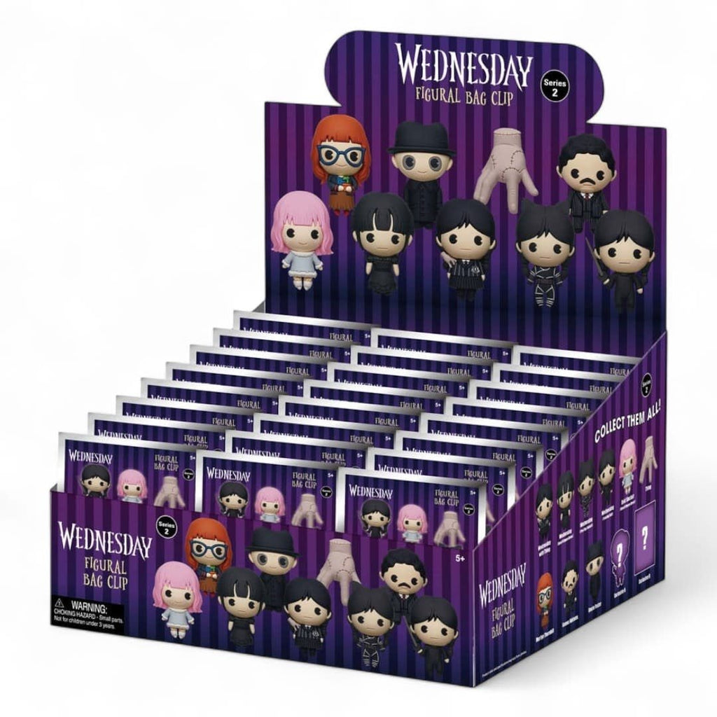 Wednesday 3D PVC Bag Clips Series 2 - Fans Geek Store