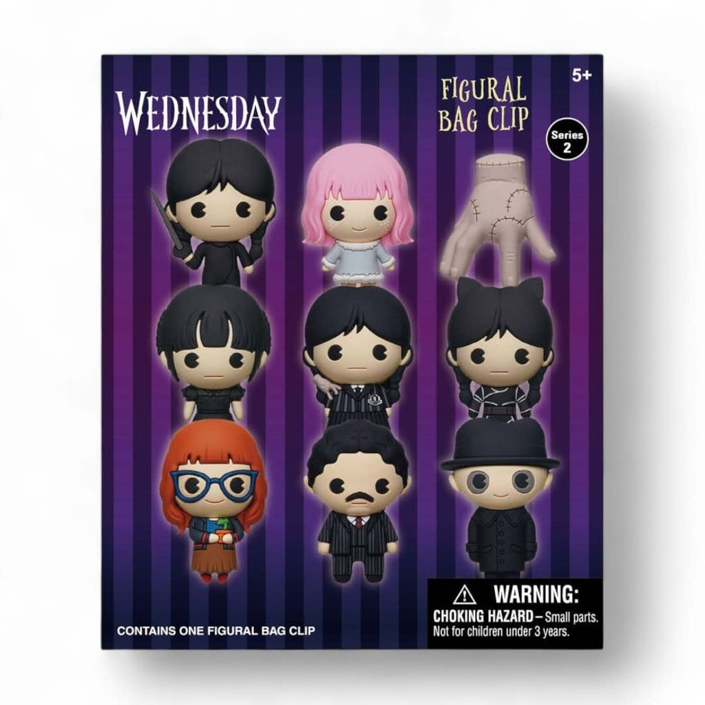 Wednesday 3D PVC Bag Clips Series 2 - Fans Geek Store