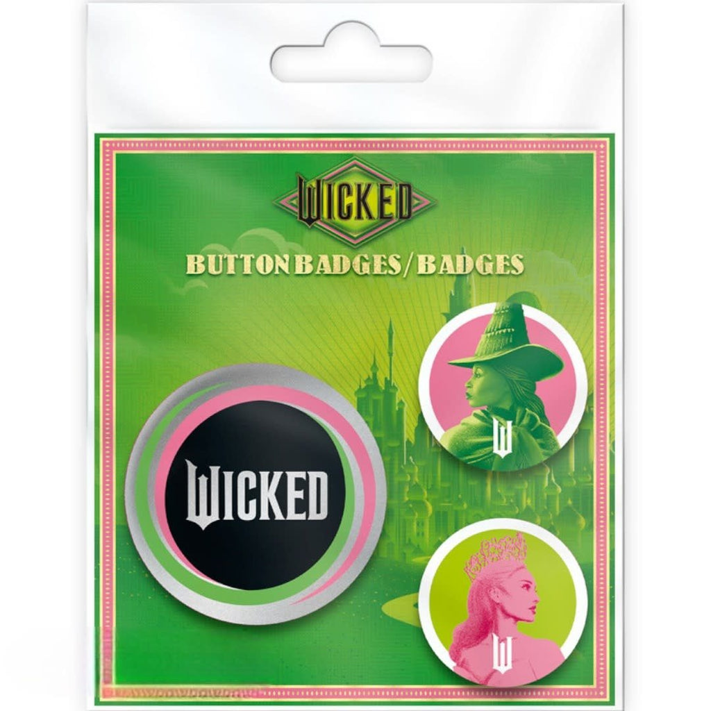 WICKED - Badge Pack - Elphaba & Glinda - Fans Geek Store