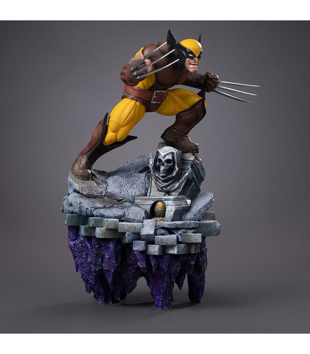 Marvel Diorama Wolverine Infinity Gauntlet Iron Studios 25cm