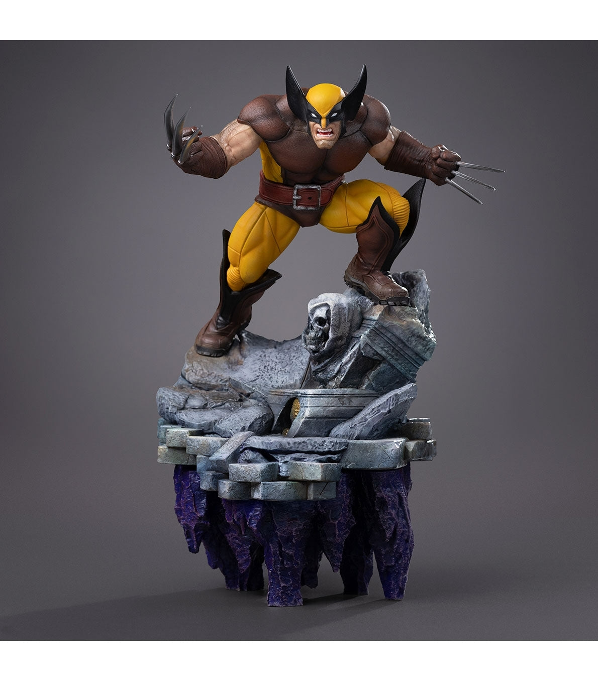 Marvel Diorama Wolverine Infinity Gauntlet Iron Studios 25cm