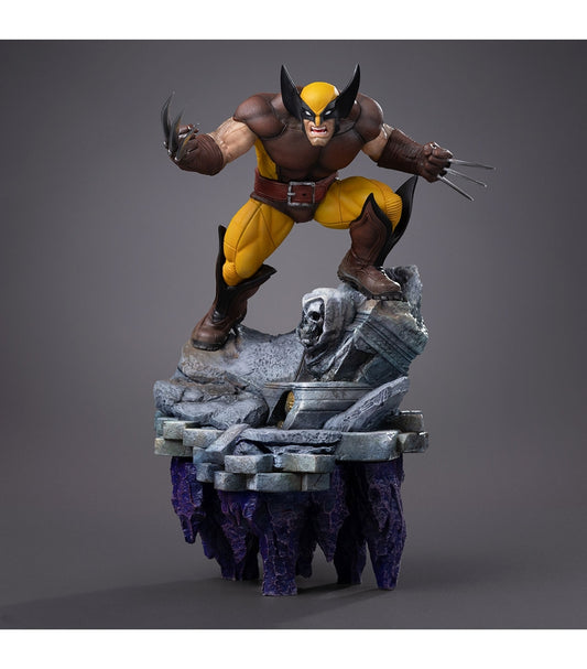 Marvel Diorama Wolverine Infinity Gauntlet Iron Studios 25cm