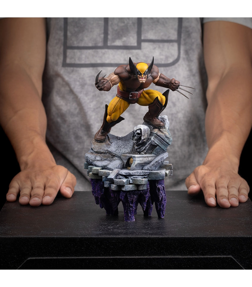 Marvel Diorama Wolverine Infinity Gauntlet Iron Studios 25cm