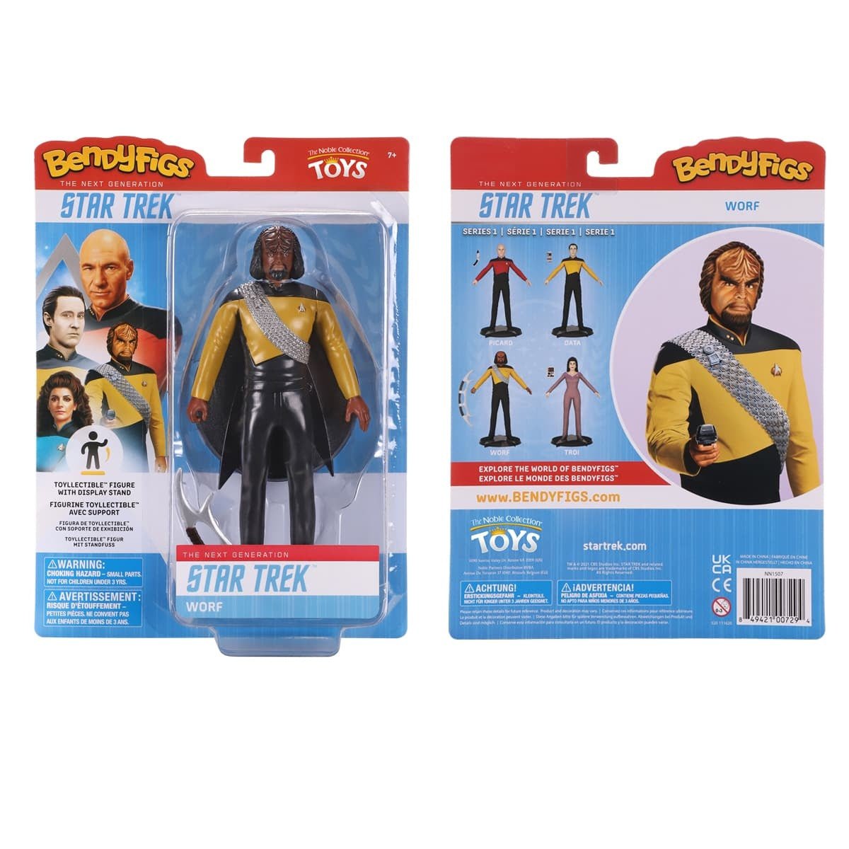 Star Trek: Worf - Bendyfigs™ - Fans Geek Store