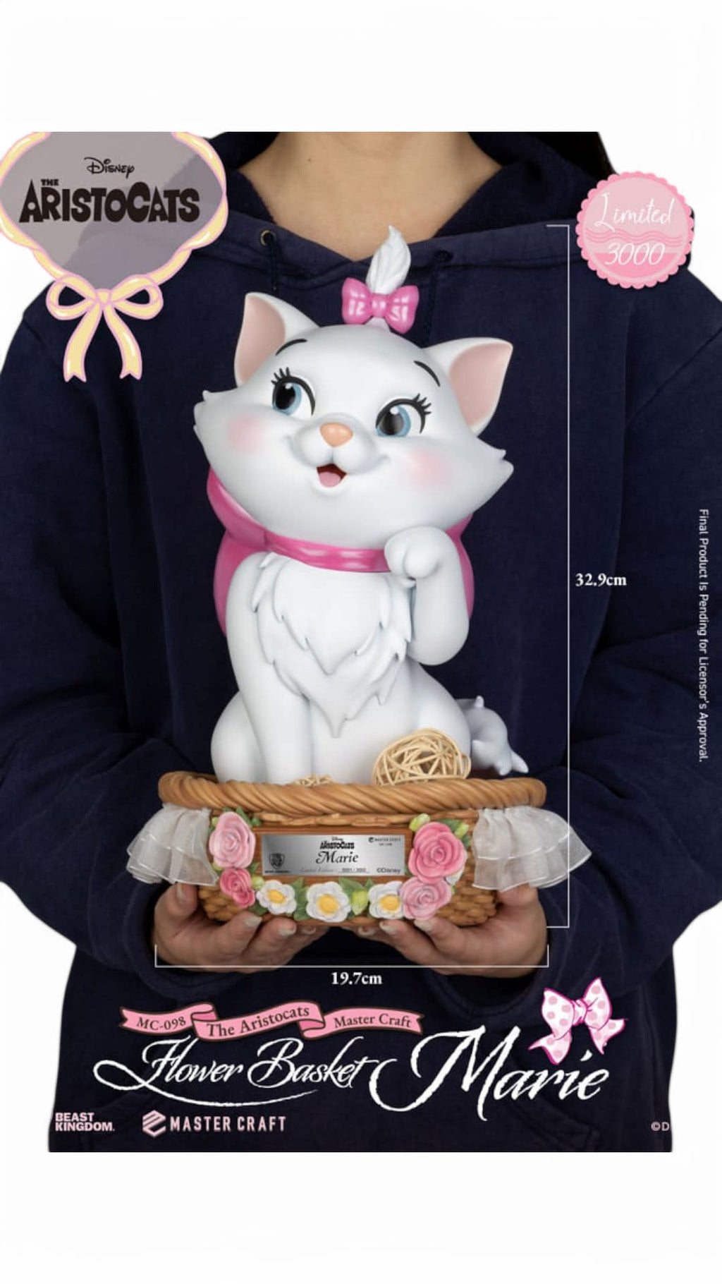 Aristocats Master Craft Statue Flower Basket Marie - Fans Geek Store