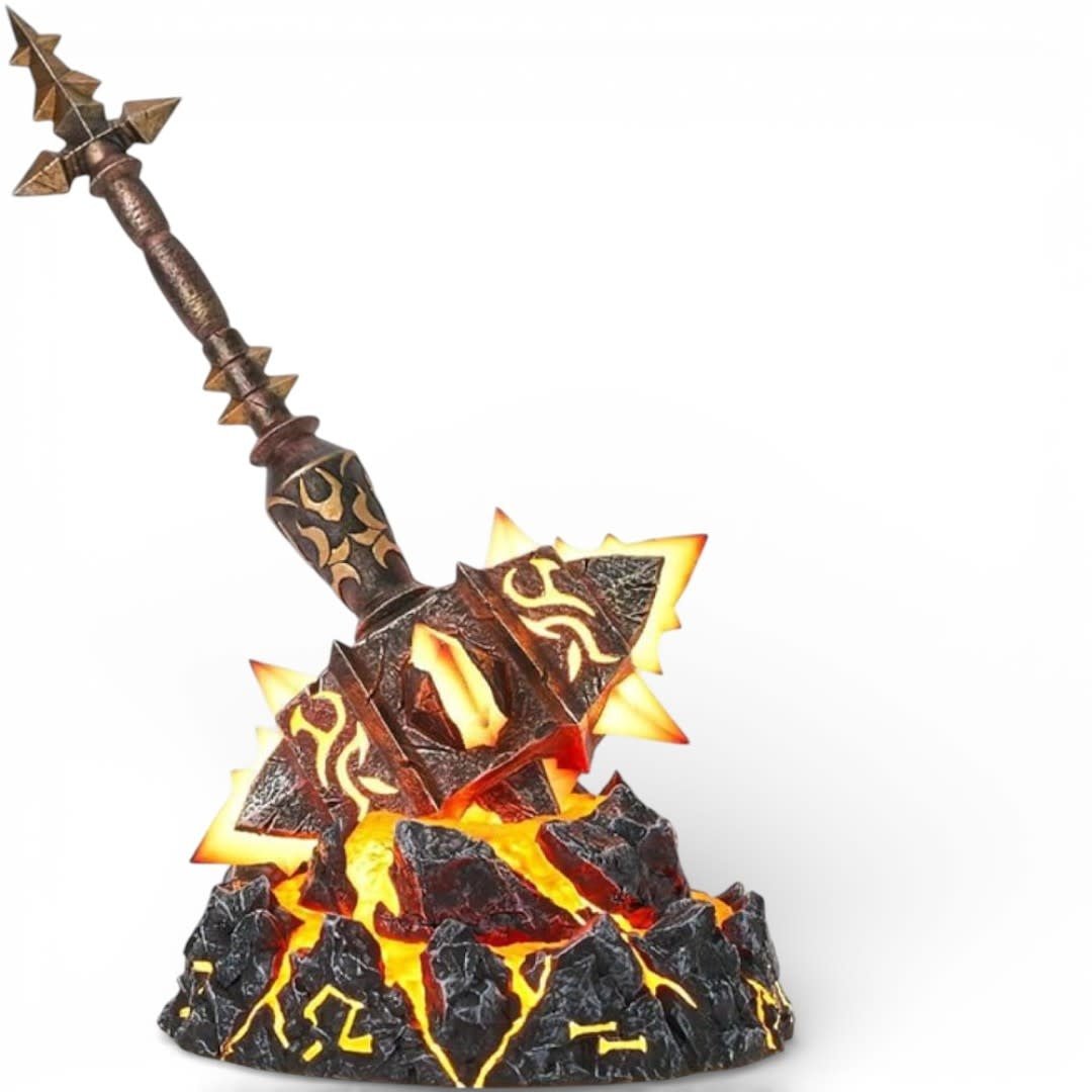 World of Warcraft Replica Sulfuras, Hand of Ragnaros 25 cm - Fans Geek Store