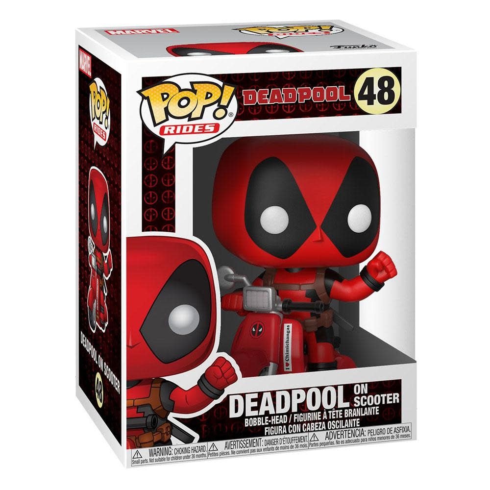 Deadpool POP! Rides Vinyl Figure Deadpool & Scooter 9 cm - Fans Geek Store