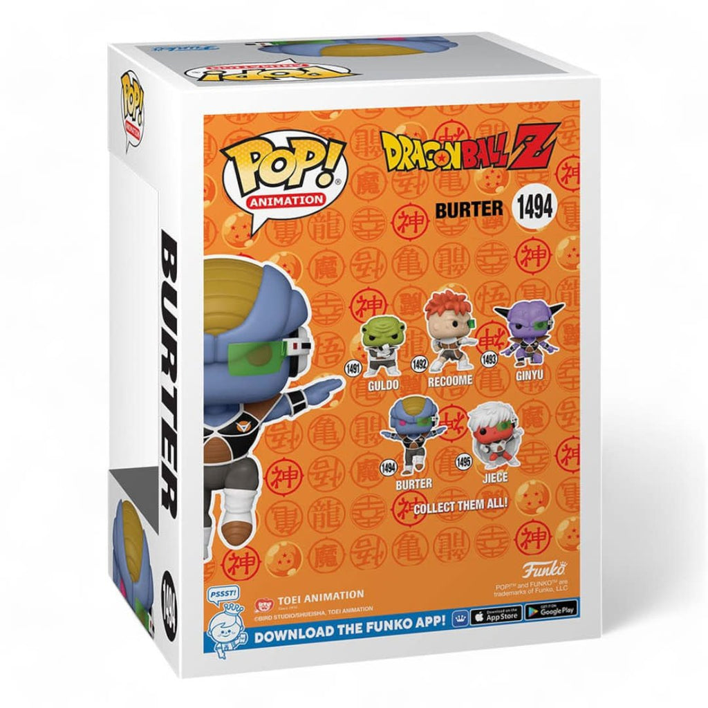 Dragon Ball Z POP! Animation Vinyl Figure Burter 9 cm - Fans Geek Store