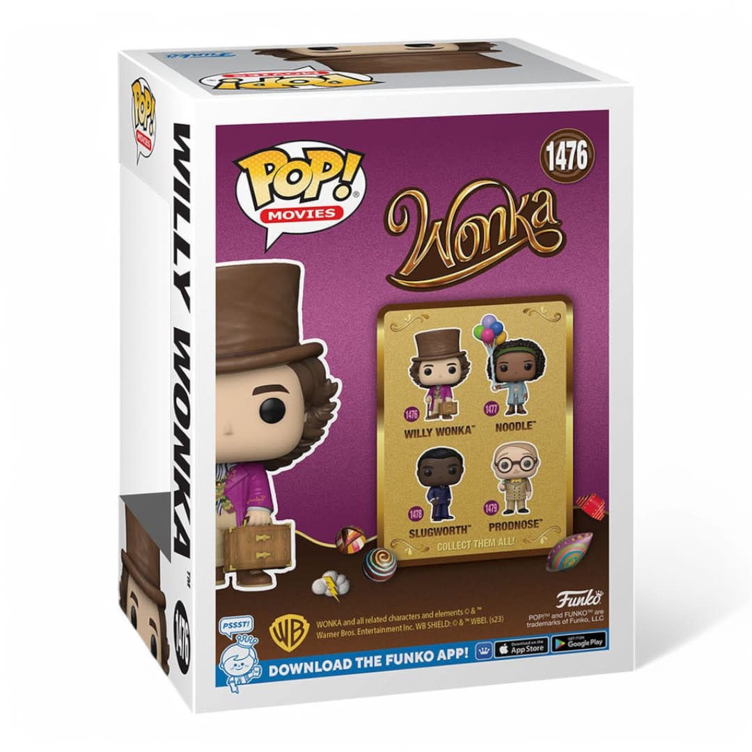Willy Wonka & the Chocolate Factory POP! Movies Vinyl Figure Willy Wonka 9 cm - Fans Geek Store