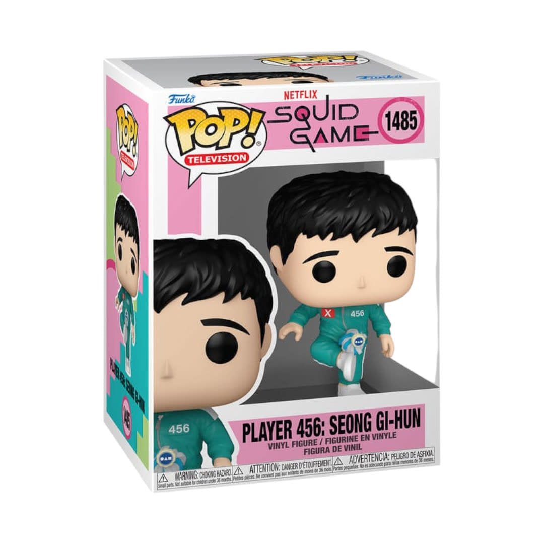 Squid Game POP! Television Vinyl Figure Player 456 Seong Gi - Hun (Kicking Jegi) - Fans Geek Store
