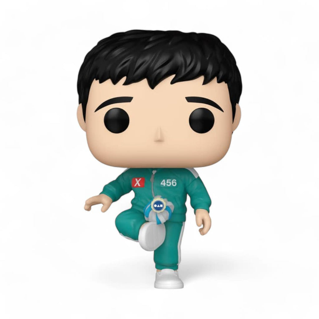 Squid Game POP! Television Vinyl Figure Player 456 Seong Gi - Hun (Kicking Jegi) - Fans Geek Store