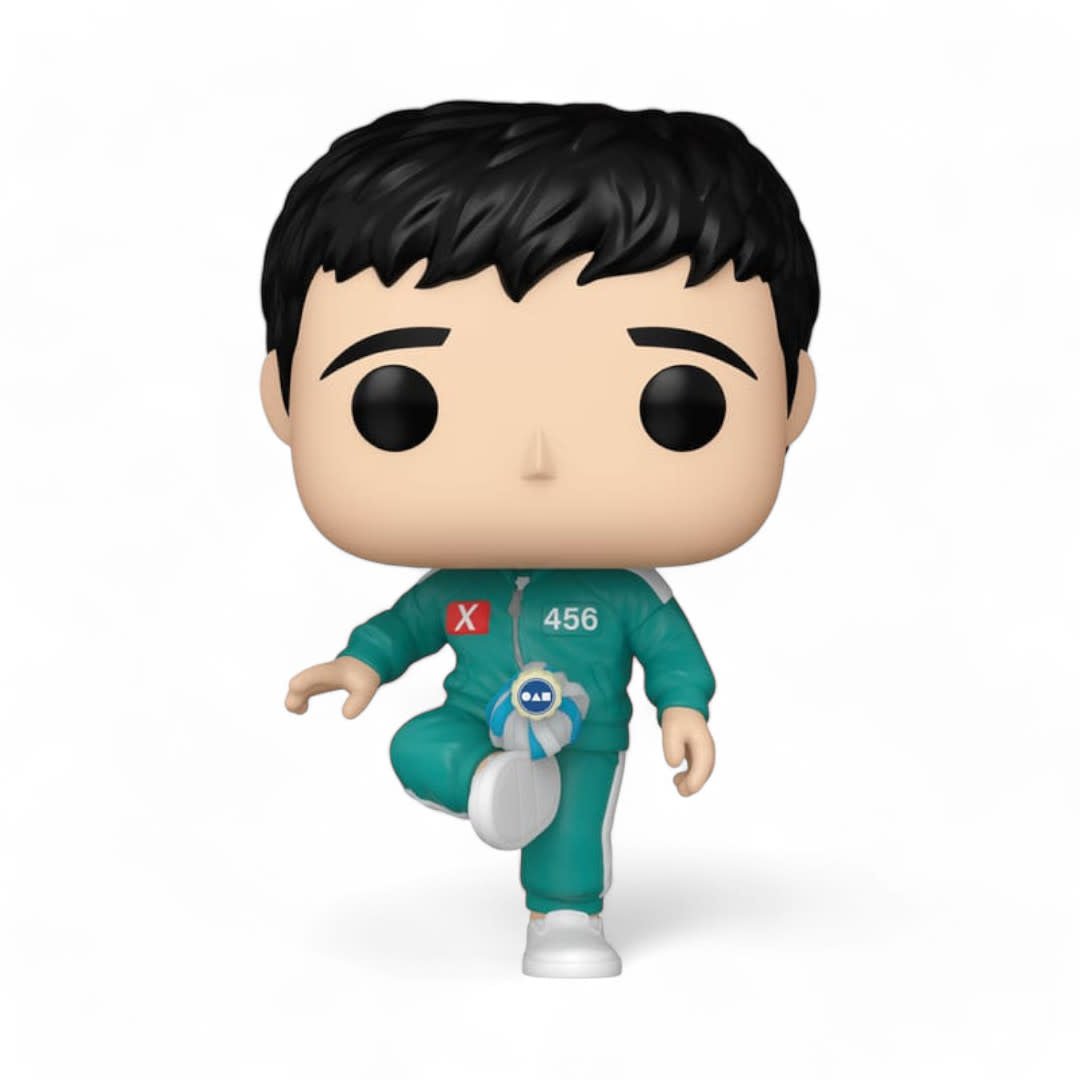 Squid Game POP! Television Vinyl Figure Player 456 Seong Gi - Hun (Kicking Jegi) - Fans Geek Store