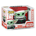 Star Wars: Mandalorian POP! Vinyl Figure Holiday Grogu Pram 9 cm - Fans Geek Store