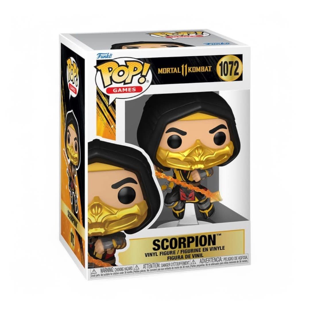 Mortal Kombat POP! Games Vinyl Figure Scorpion 9 cm - Fans Geek Store