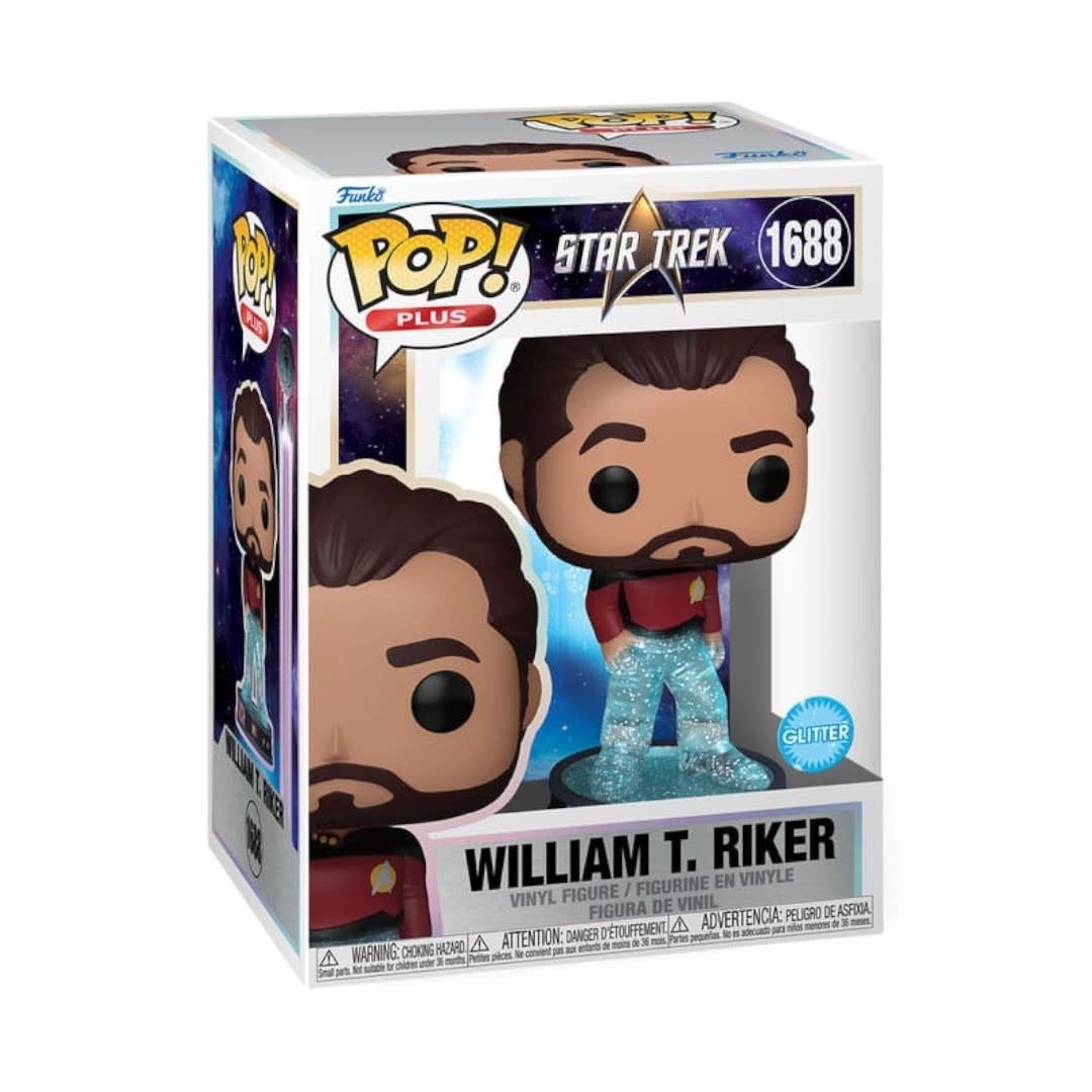 Star Trek Transporter POP! Plus Movies Vinyl Figure Riker 9 cm - Fans Geek Store