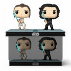 Star Wars POP! Movie Moments Vinyl Bobble - Head 2 - Pack Kylo & Rey 9 cm - Fans Geek Store