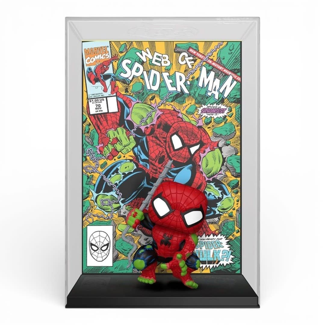 Marvel POP! Comic Covers Vinyl Figure Web of Spider - Man 70 (Spider - Hulk) 9 cm - Fans Geek Store