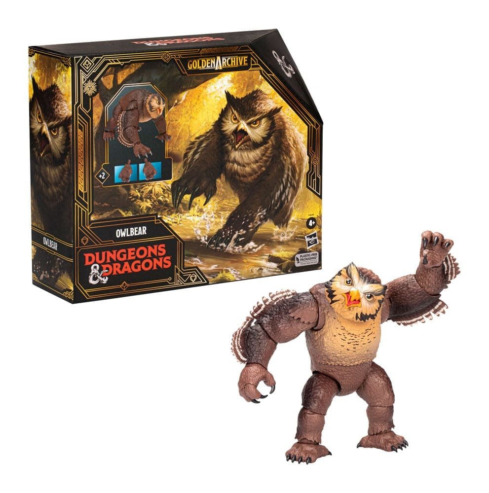 Dungeons & Dragons: Golden Archive Action Figure - Owlbear - Fans Geek Store