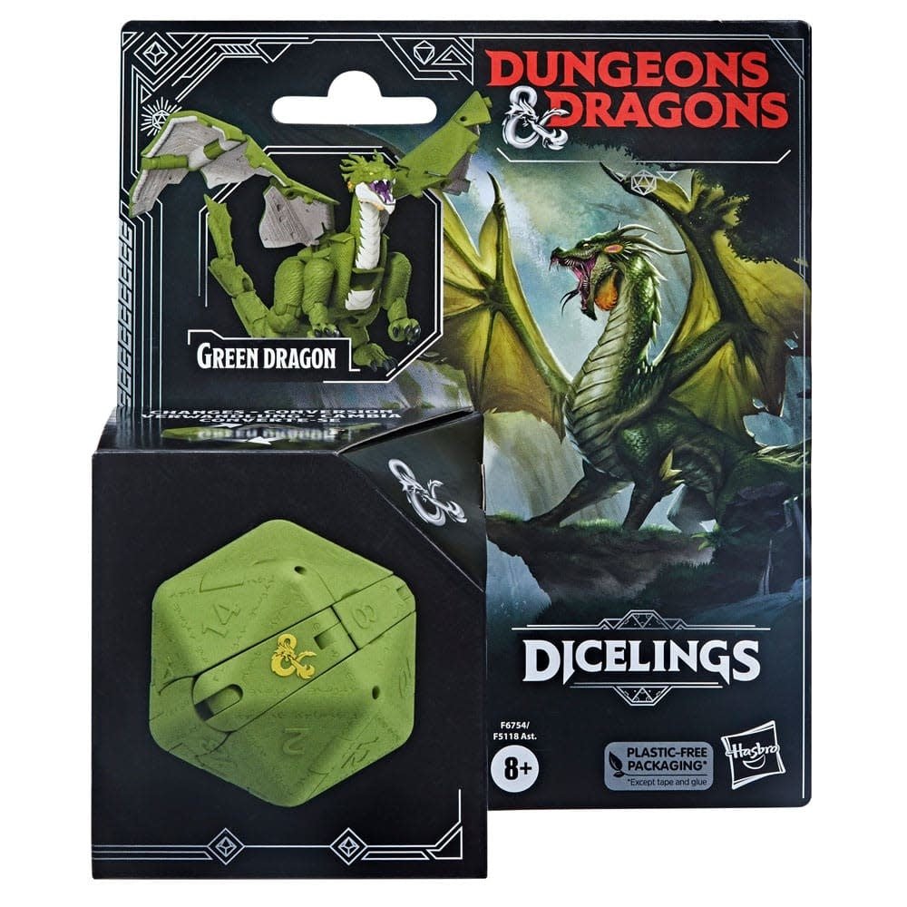 Dungeons & Dragons: D&D Dicelings - Grüner Drache - Fans Geek Store