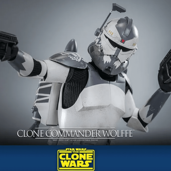 Star Wars: The Clone Wars Action Figure 1/6 Clone Commander Wolffe 30 cm - Fans Geek Store