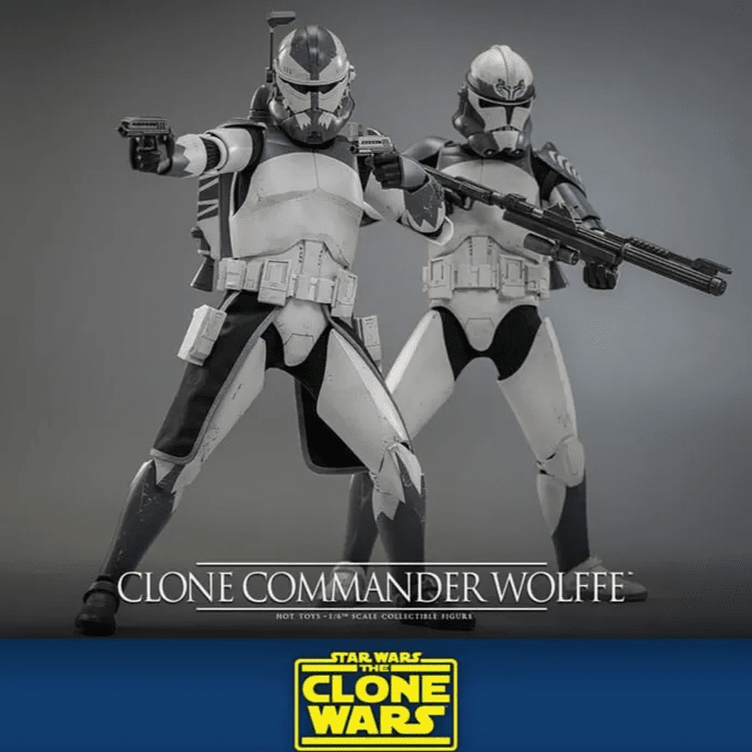 Star Wars: The Clone Wars Action Figure 1/6 Clone Commander Wolffe 30 cm - Fans Geek Store