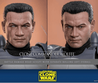 Star Wars: The Clone Wars Action Figure 1/6 Clone Commander Wolffe 30 cm - Fans Geek Store