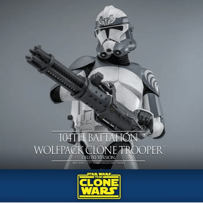 Star Wars The Clone Wars Action Figure 1/6 104th Battalion Wolfpack Clone Trooper Deluxe Version 30 cm - Fans Geek Store