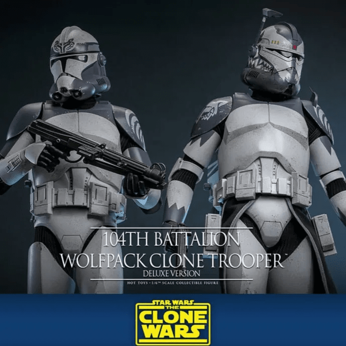 Star Wars The Clone Wars Action Figure 1/6 104th Battalion Wolfpack Clone Trooper Deluxe Version 30 cm - Fans Geek Store
