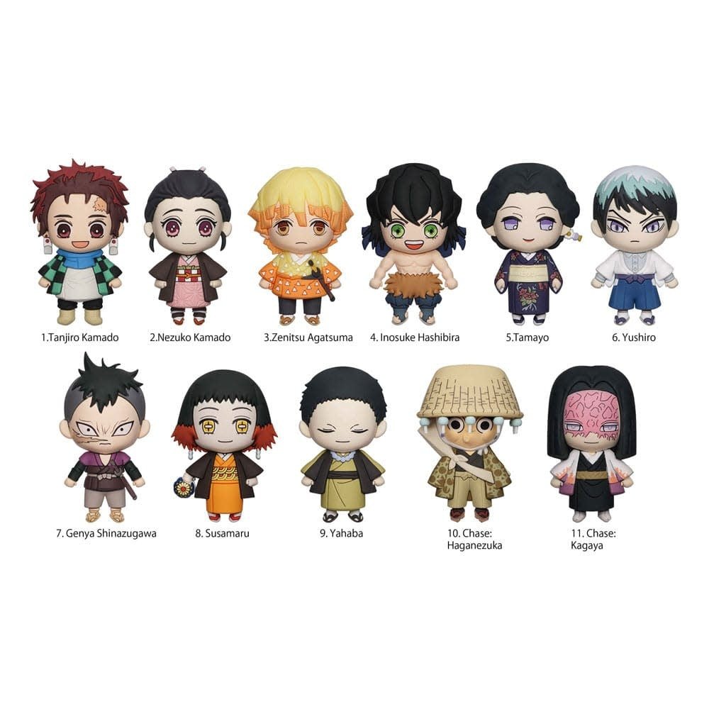 Demon Slayer: Kimetsu no Yaiba 3D PVC Bag Clips Series 3 - Fans Geek Store