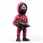 Squid Game Minix Figure Masked Triangle Guard - Fans Geek Store