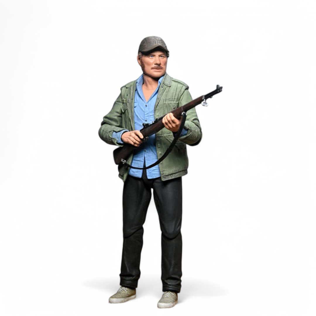 Jaws Action Figure Ultimate Sam Quint 50th Anniversary Figure - Fans Geek Store