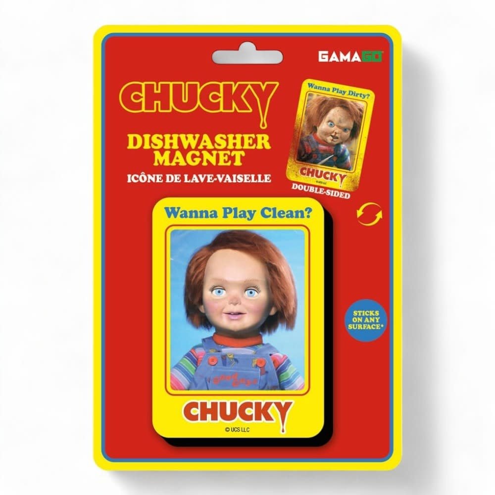 Child's Play: Chucky Clean Dirty Dishwasher Magnet - Fans Geek Store