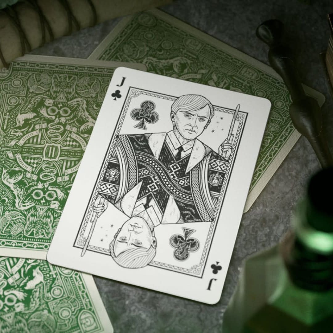 Harry Potter Playing Cards Green Version - Fans Geek Store