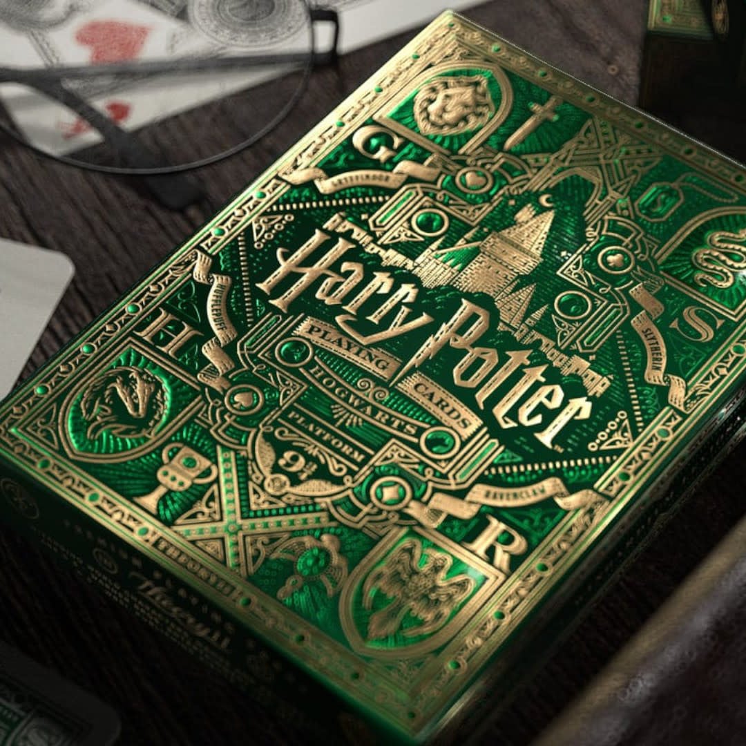 Harry Potter Playing Cards Green Version - Fans Geek Store