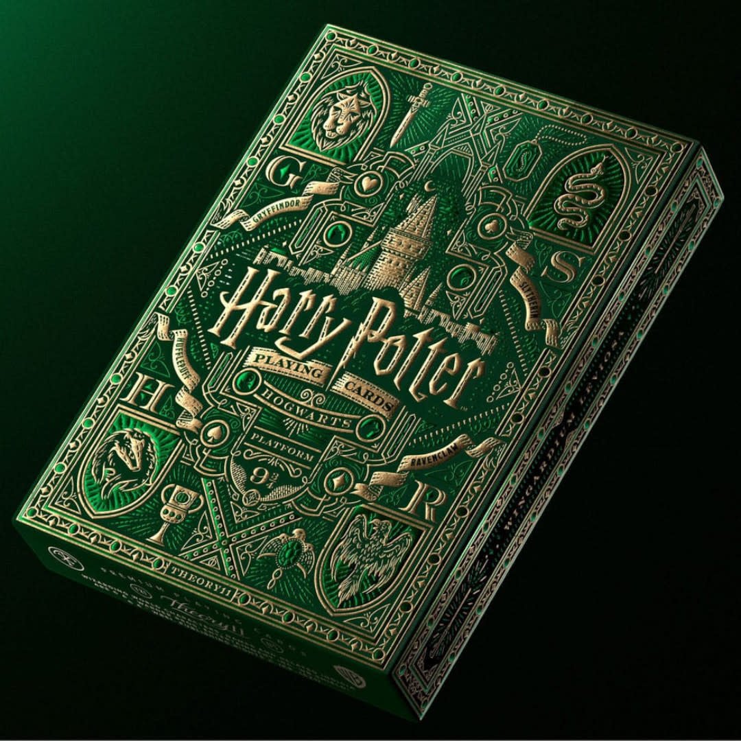 Harry Potter Playing Cards Green Version - Fans Geek Store