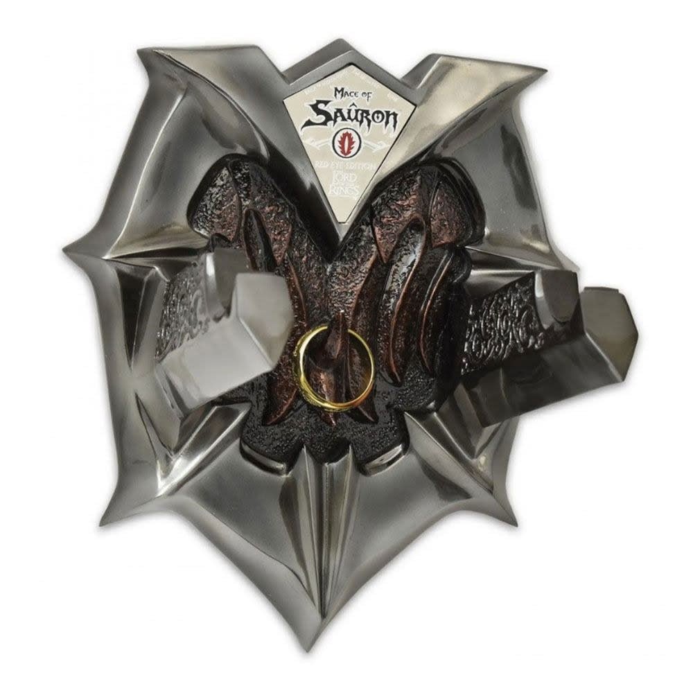 The Lord of the Rings – Sauron’s Mace & One Ring Red Eye Edition with War Banner - Fans Geek Store