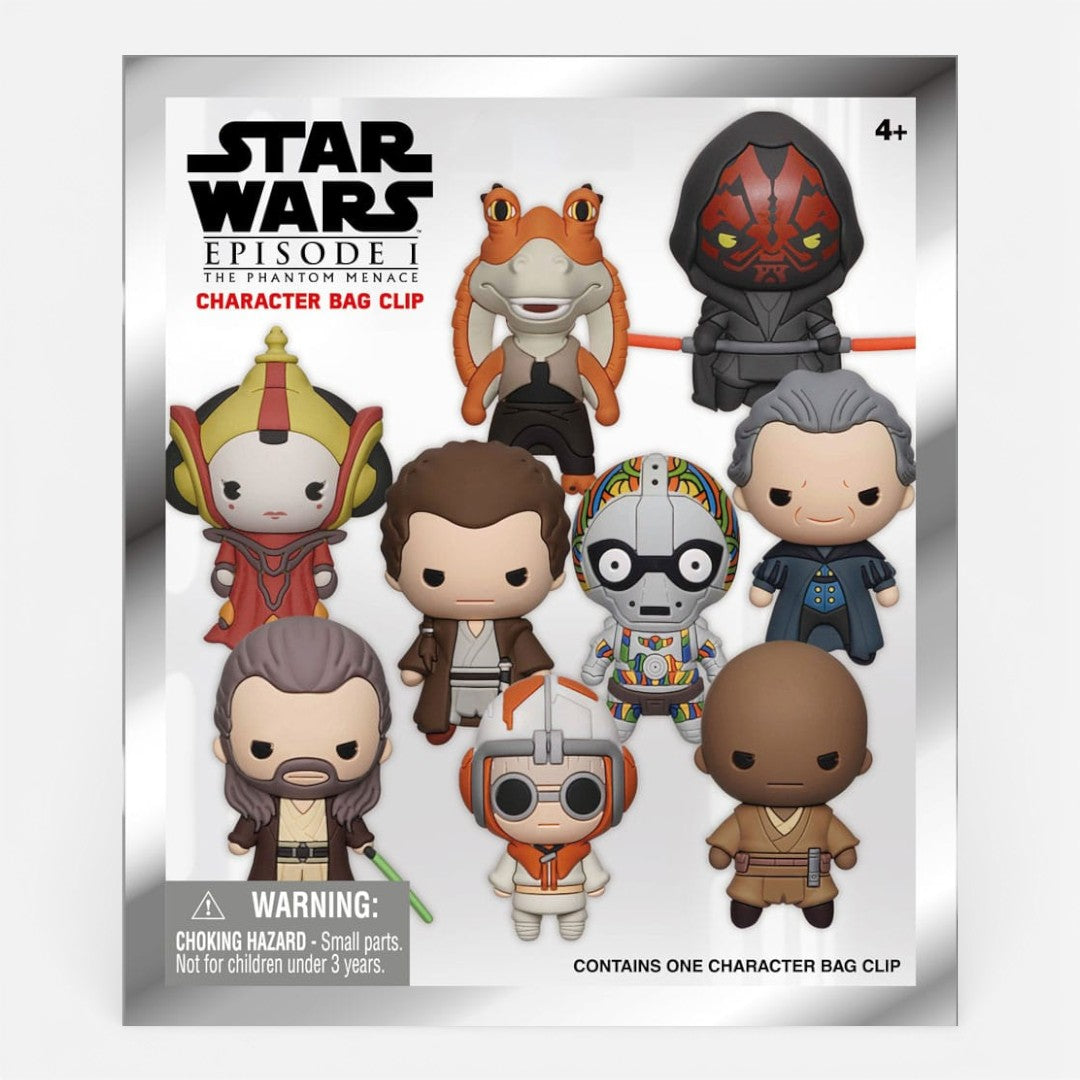 Star Wars 3D PVC Bag Clips The Phantom Menace