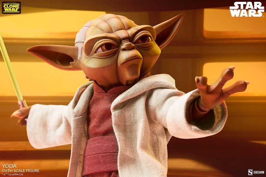 Star Wars: The Clone Wars - Yoda 1:6 Scale Figure - Fans Geek Store