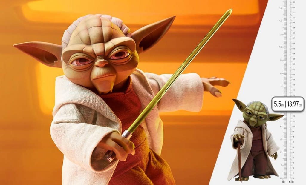 Star Wars: The Clone Wars - Yoda 1:6 Scale Figure - Fans Geek Store