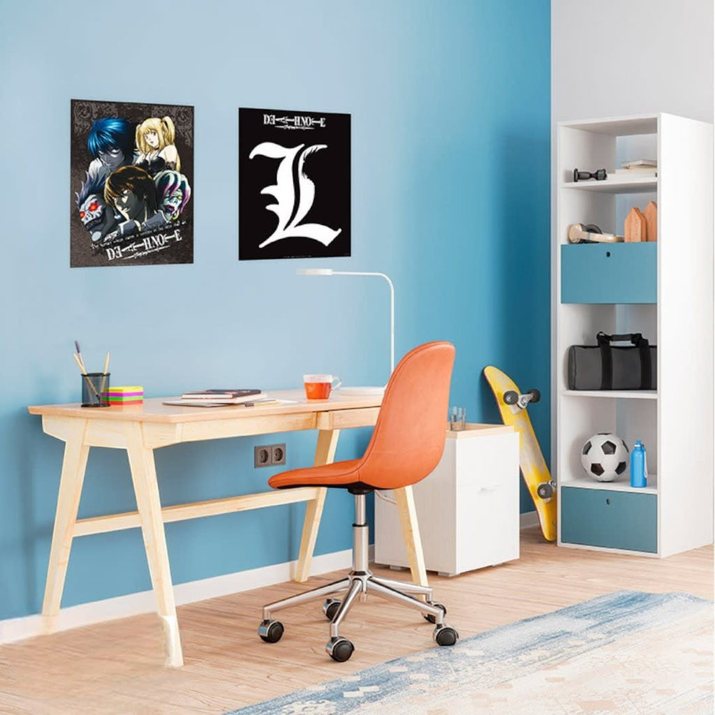 DEATH NOTE - Set 2 Posters Chibi 52x38 - L & Group - Fans Geek Store