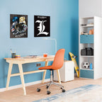 DEATH NOTE - Set 2 Posters Chibi 52x38 - L & Group - Fans Geek Store